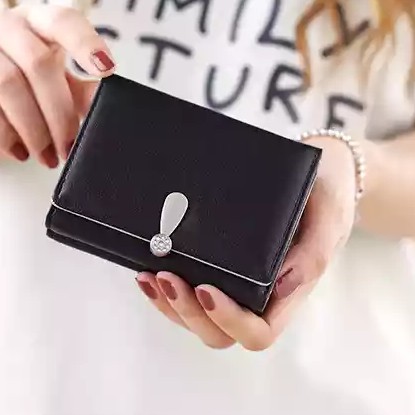 Dompet Kecil Wanita Compact Lipat Import