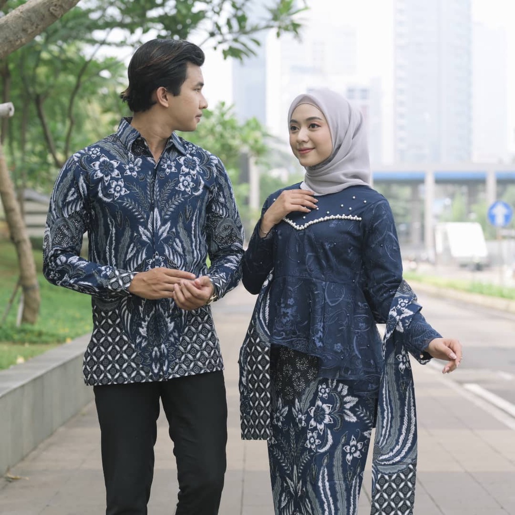 Kebaya Couple Modern Kebaya Wisuda Lamaran Tunangan Kondangan Terbaru 2022  Dress Bridesmaid Model Kebaya Tunik Batik Kekinian Seragam Wedding Pernikahan