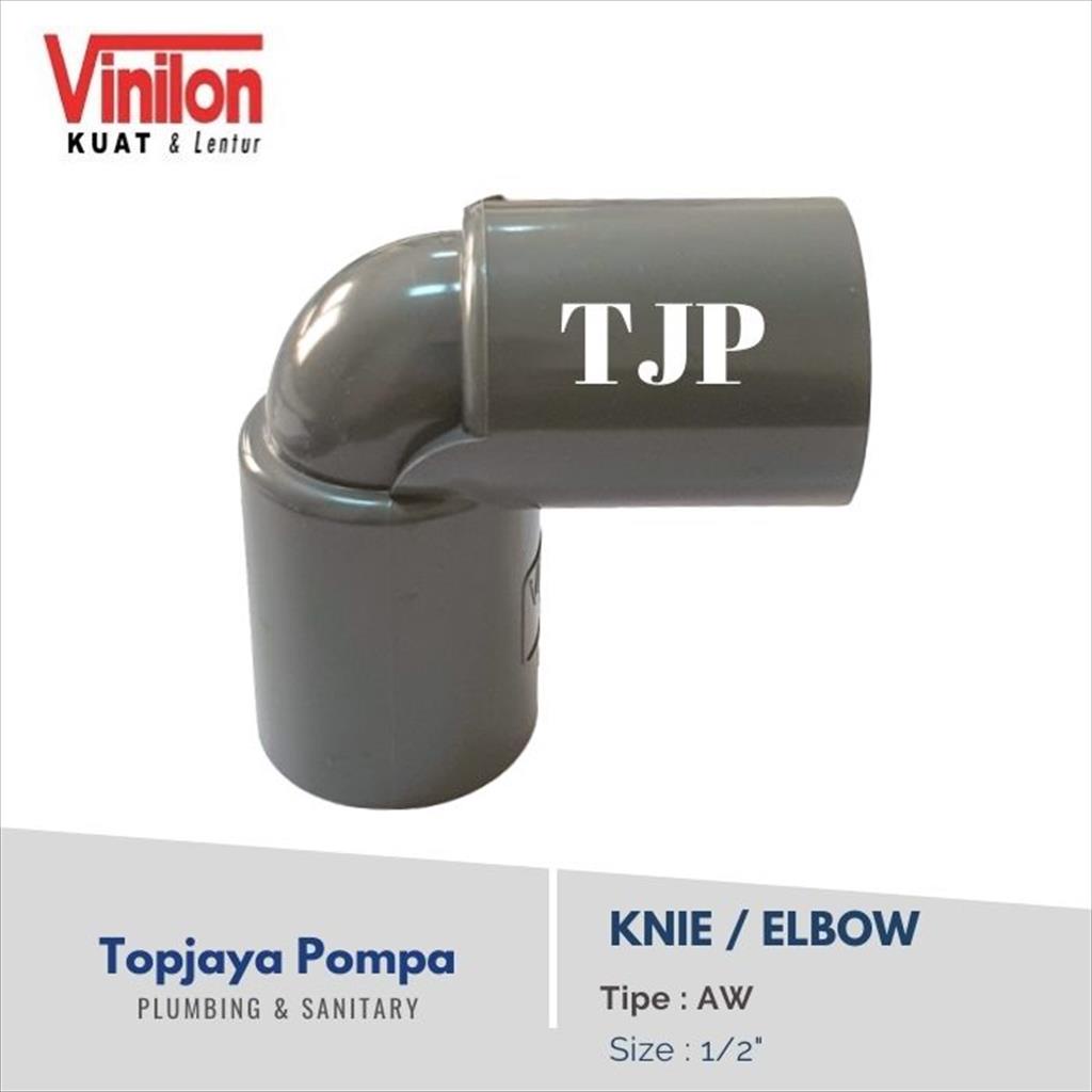 KNIE PVC AW VINILON 1/2&quot;