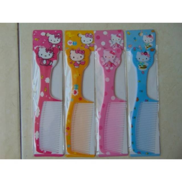 Sisir Karakter Hello Kitty / Sisir Rambut Anak / Sisir Fancy