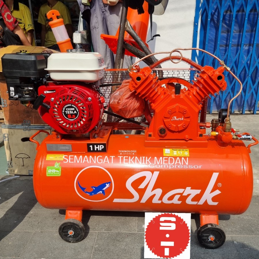 Jual Compressor Kompressor Kompresor Udara Angin 1hp Shark Tesla Cx 200 Indonesiashopee Indonesia 8623