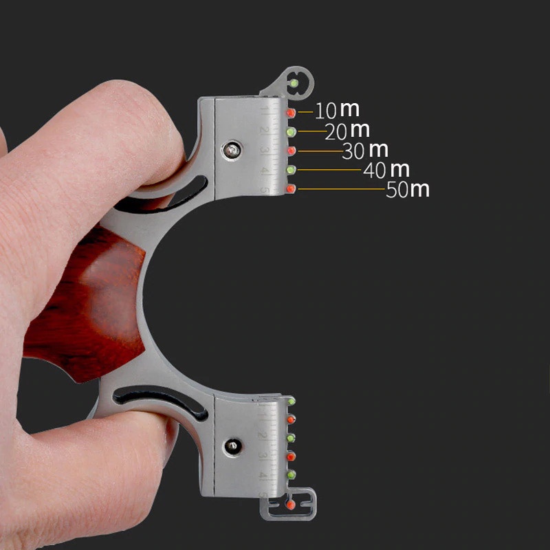 Piaoyu Ketapel Metal Slingshot Hunting Catapult 1124 COKLAT