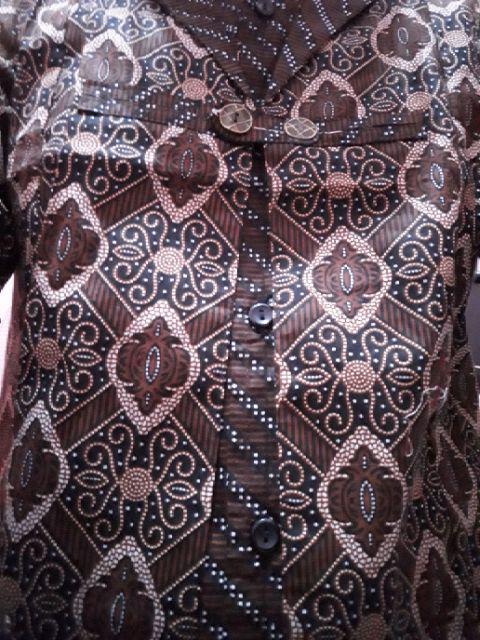Batik Couple_maora Sania Ruffle Batik Couple Ori Ndoro Jowi Dnt Garansi Termurah