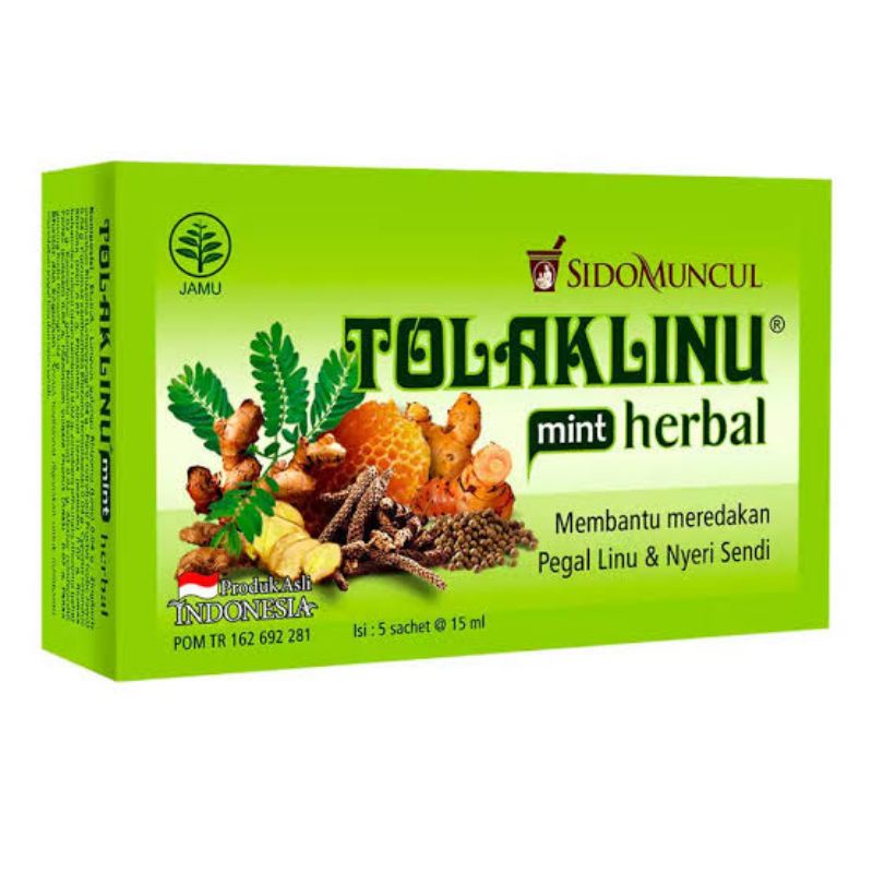 Tolak Linu Herbal Sido Muncul Box isi 5 Sachet ORIGINAL-BPOM