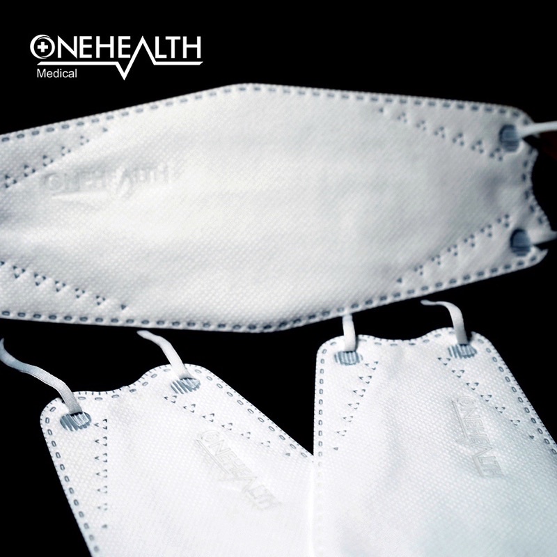 MASKER MEDIS KF94 ONEHEALTH DOUBLE PROTECTION 4 PLY HIGH BFE EARLOOP ALKESMEDAN ALATKESEHATANMEDAN