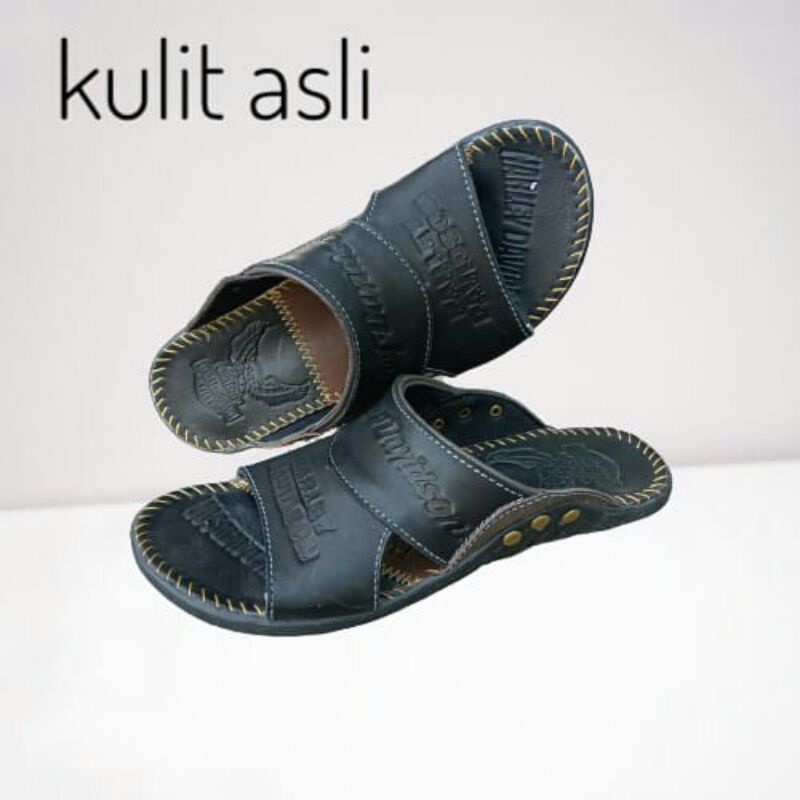 sandal kulit/sandal slide/sandal pria/sandal santai kasual/sandal termurah /sandal terlaris /COD