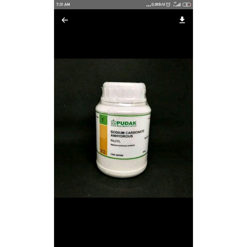 

Natrium karbonat. Na2CO3 500gr