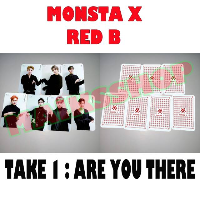 Monsta X Take 1 Are You There Photocard Kpop