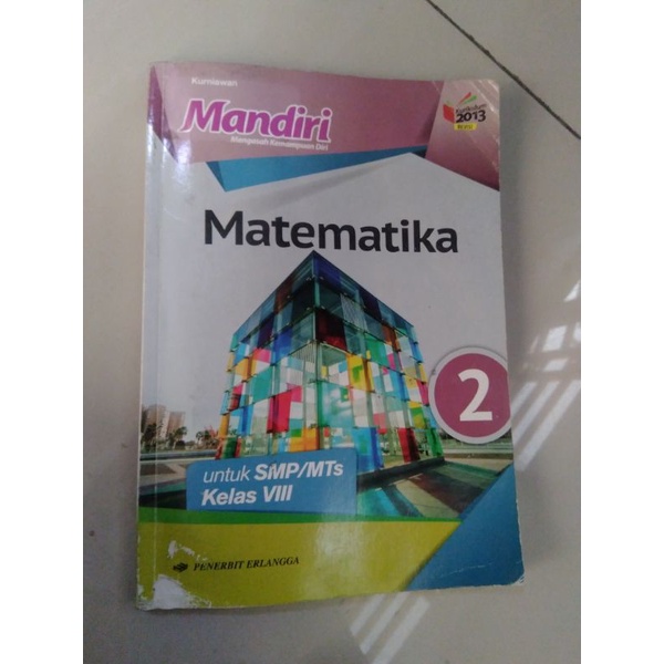 Mandiri Matematika SMP kelas 8 Erlangga.