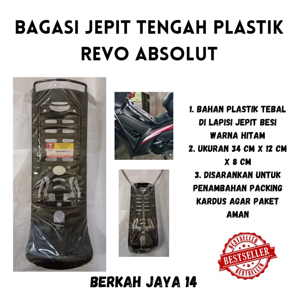 BAGASI TENGAH PLASTIK REVO ABSOLUTE JEPIT JEPRET SEPEDA MOTOR HONDA HARGA MURAH BERKUALITAS WARNA