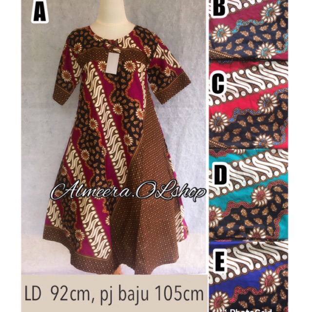 Baju tidur Daster seling klok batik mataram