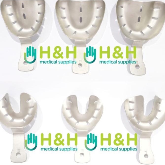 Sendok Cetak Gigi / Sendok Cetak Edentulous / Edentulous Teeth Tray Termurah