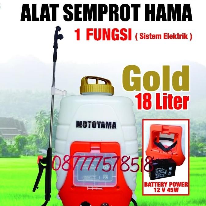Sprayer Electrik Motoyama Gold