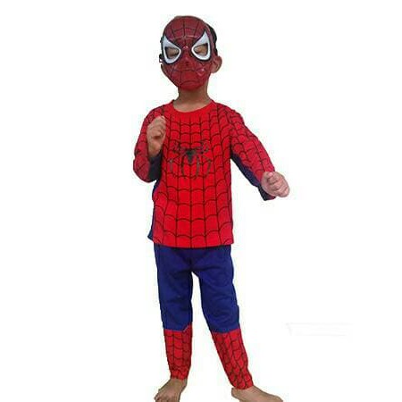Atasan Anak - Pakaian Anak Laki-Laki - Kostum Baju Anak Kostum Spiderman/Grosir Baju Anak Topeng