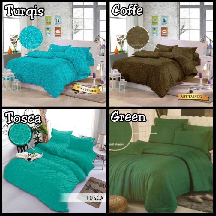 Sprei Katun Jacquard Motif Embos Aesthetic Single Size And King Size