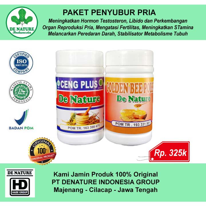 Obat Azoospermia - Penyumbatan Saluran Sperma - Sperma Kosong - Penyubur Sperma / Penyubur Pria