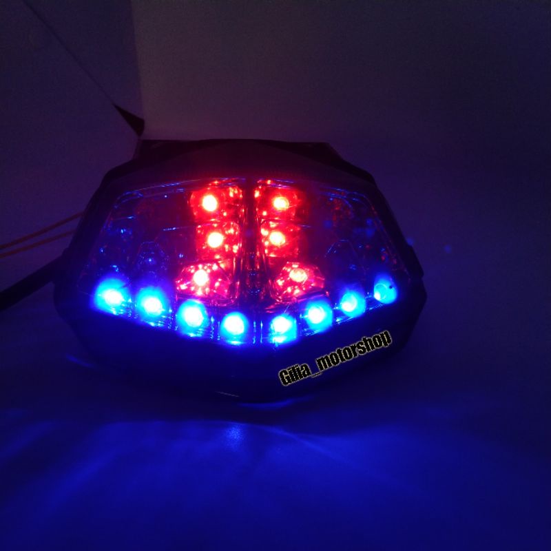 Stoplamp LED 3in1 Belakang Ninja Lampu Belakang LED  Assy Ninja RR New Ninja 250 Karbu