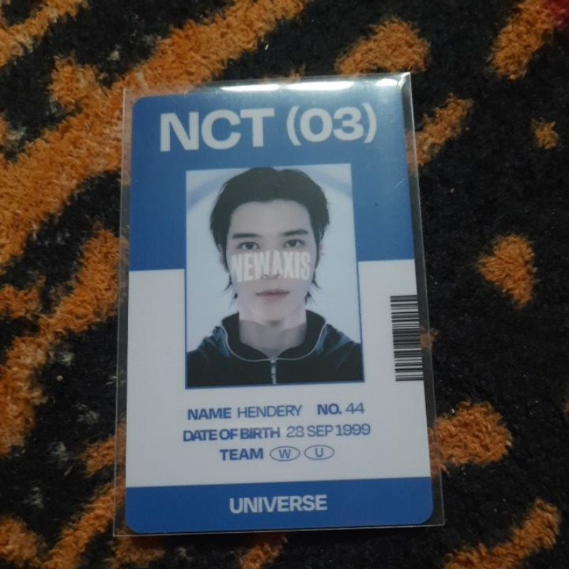 

Id Card Hendery NCT WayV Universe MD note