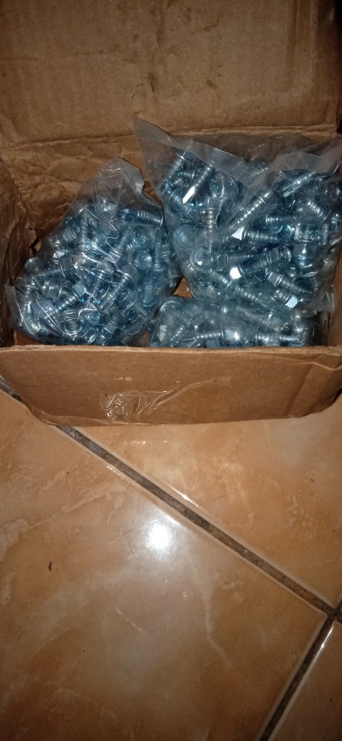 Skrup Baja Ringan 10x16 Roofing Putih Wilson (isi 100pcs)