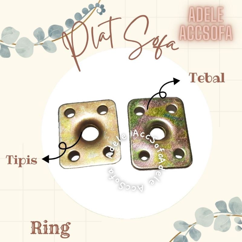 Plat ring kotak / ring plat