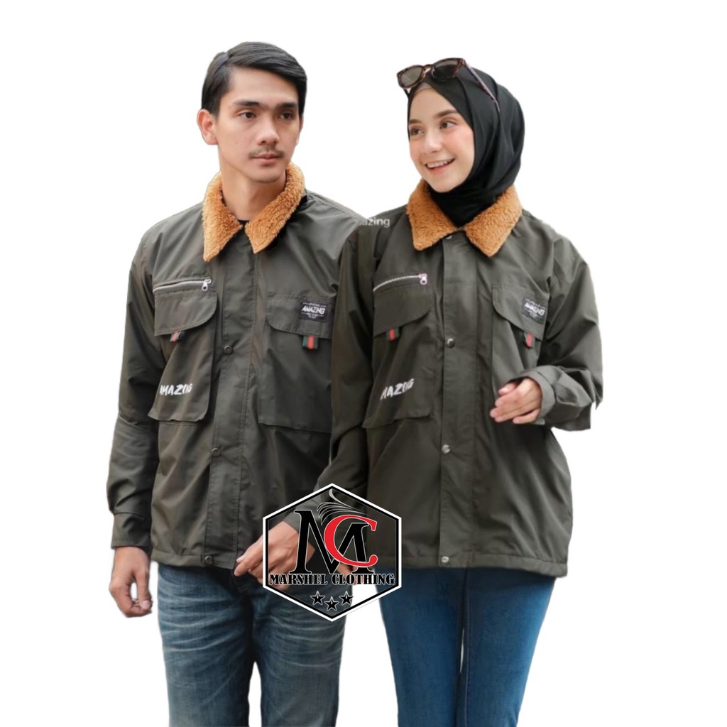 RCL - JAKET AMAZING HIKING COUPLE - JAKET COZY ORIGINAL AMAZING - JAKET PARASUT WATERPROOF TERBARU AG013