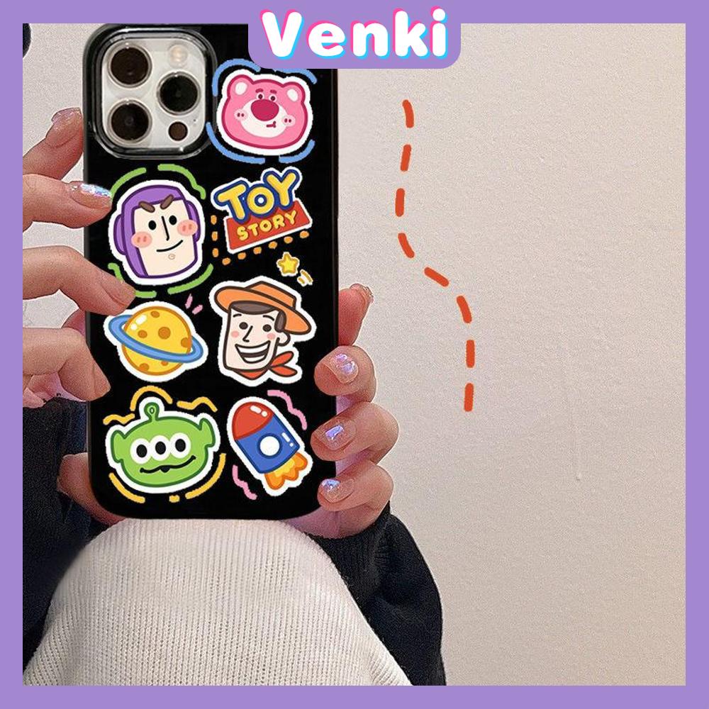 iPhone Case Silicone Soft Case Black TPU Glossy Big Hole Camera Protection Shockproof Cute Cartoon For iPhone 13 Pro Max iPhone 12 Pro Max iPhone 11 Pro Max iPhone 7Plus iPhone x