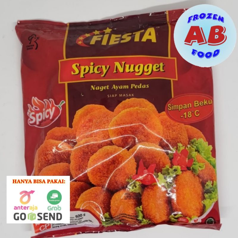 

Fiesta Spicy Nugget 500gr Spicy Nuget 500 gram Nuget Ayam Pedas 500gr