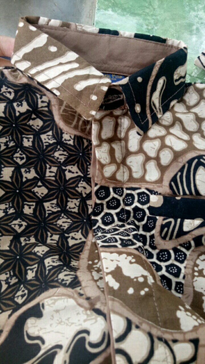 Open Preorder Kemeja Batik Couple Anak & Ayah Panjang / Pendek, Warna Cokelat