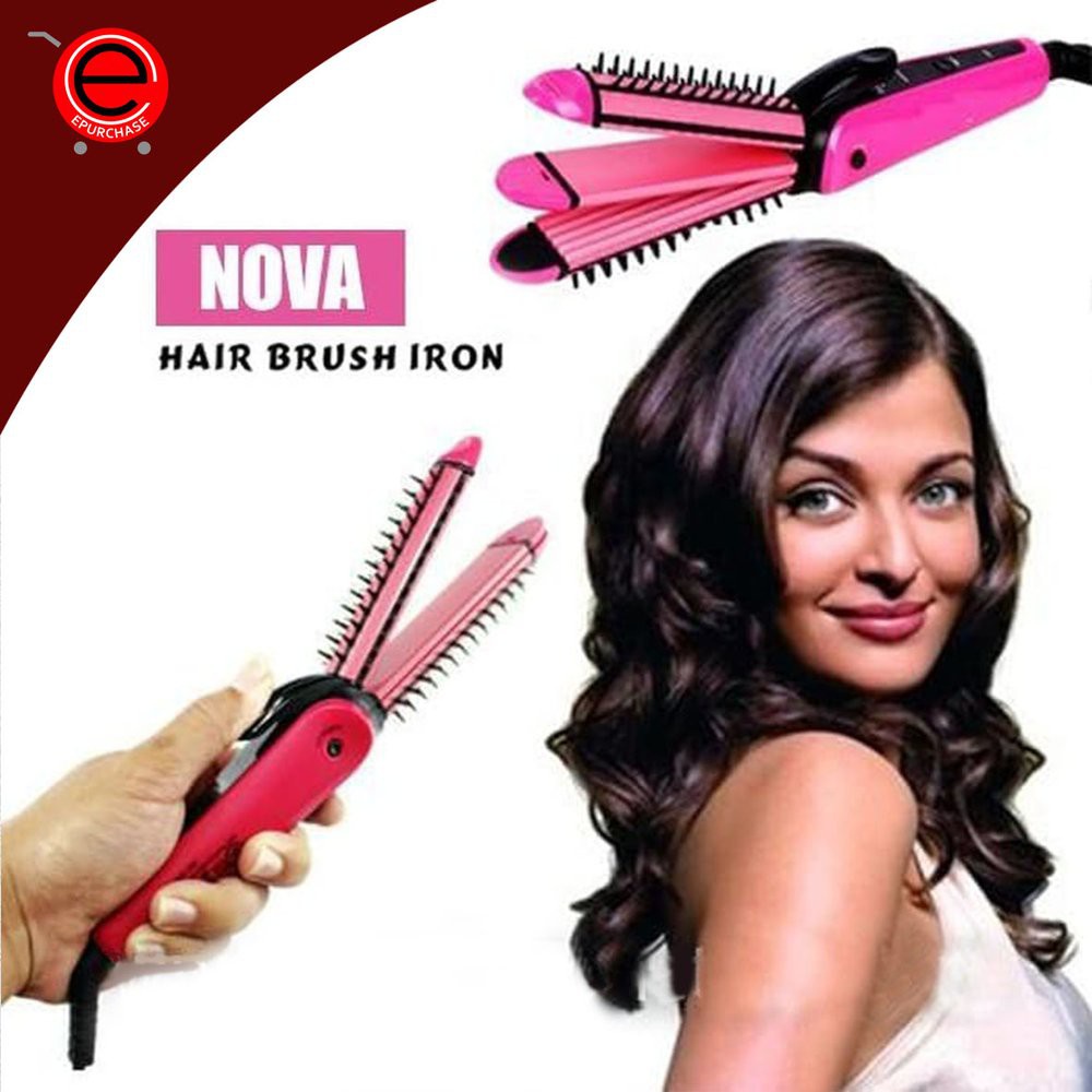 [COD] CATOKAN SISIR 3IN1 NOVA NHC-8890  INOVASI TERBARU PENGERITING PELURUS RAMBUT 3 FUNGSI PRAKTIS