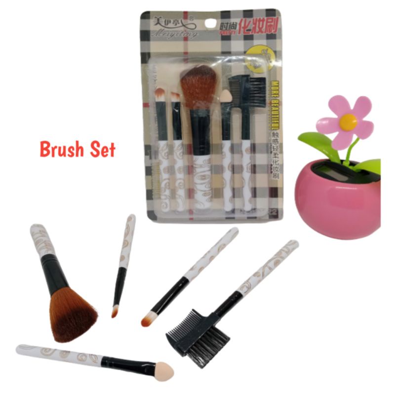 KUAS MAKEUP BRUSH IMPORT MURAH ISI 5PCS