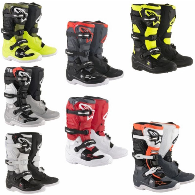 SEPATU BOOT MOTOCROSS TRAIL ANAK ALPINESTARS TECH 7S,SEPATU TRAIL ANAK