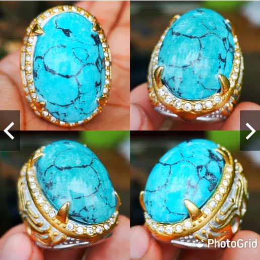 Batu Akik Blue Pirus Nevada