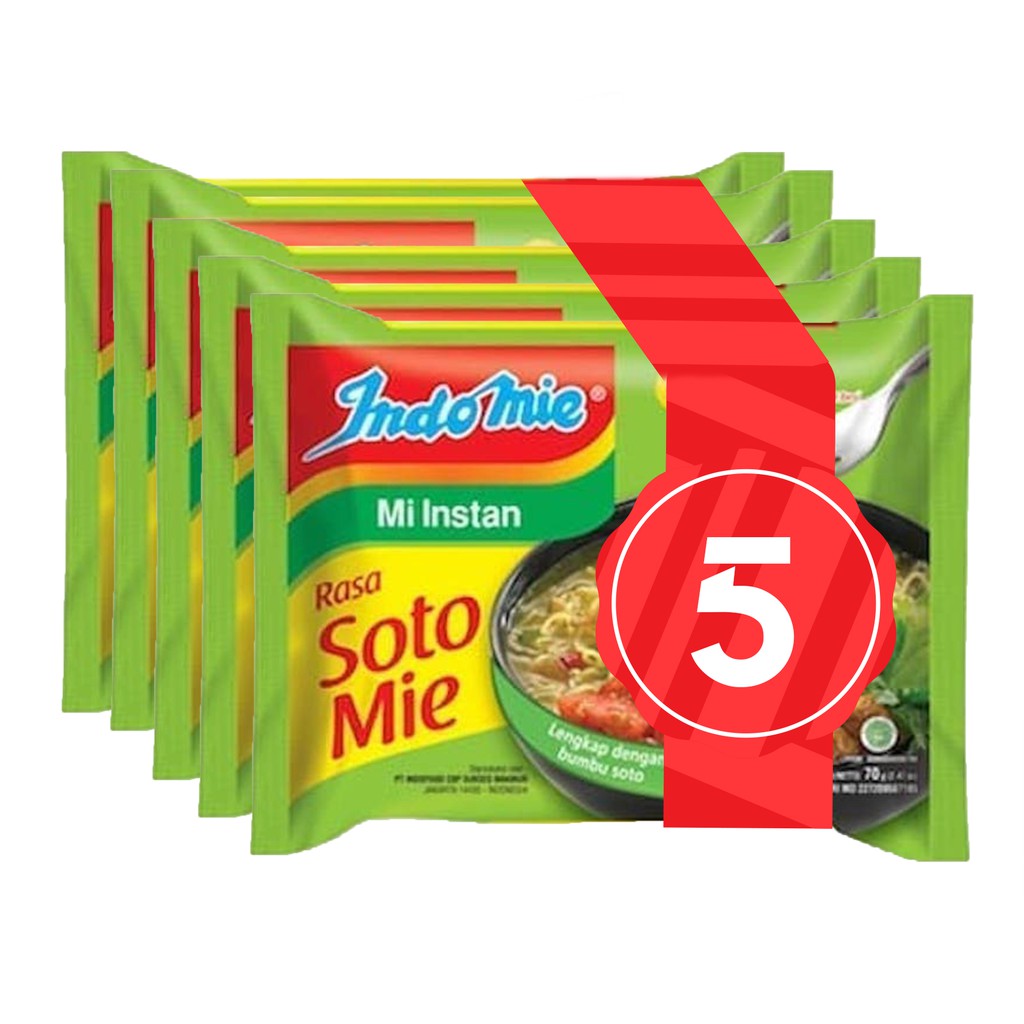 

5pcs - INDOMIE SOTO MIE INSTAN @70g