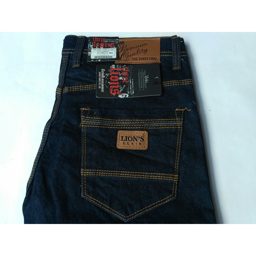 Celana distro pria pensil panjang jeans garment size 33-38