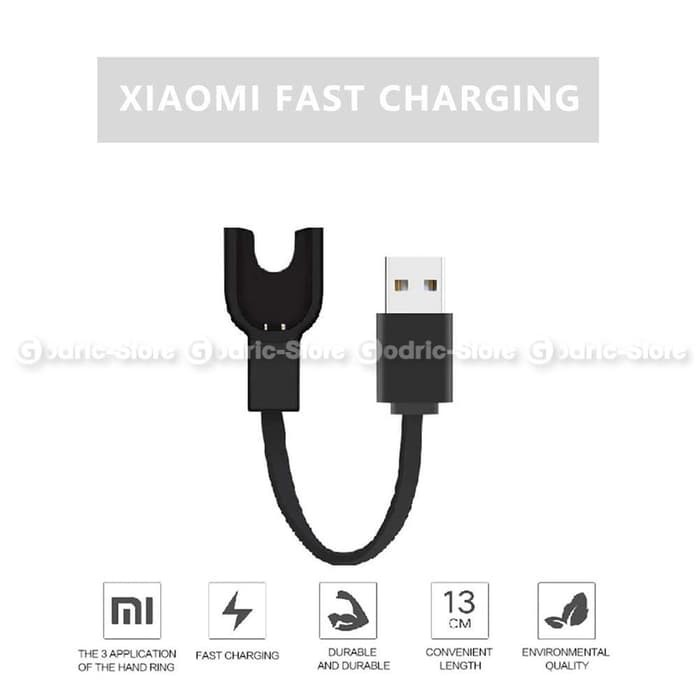 MIJOBS Dock Charger Cable USB Xiaomi Kabel Mi Band 3 MiBand 3 Original