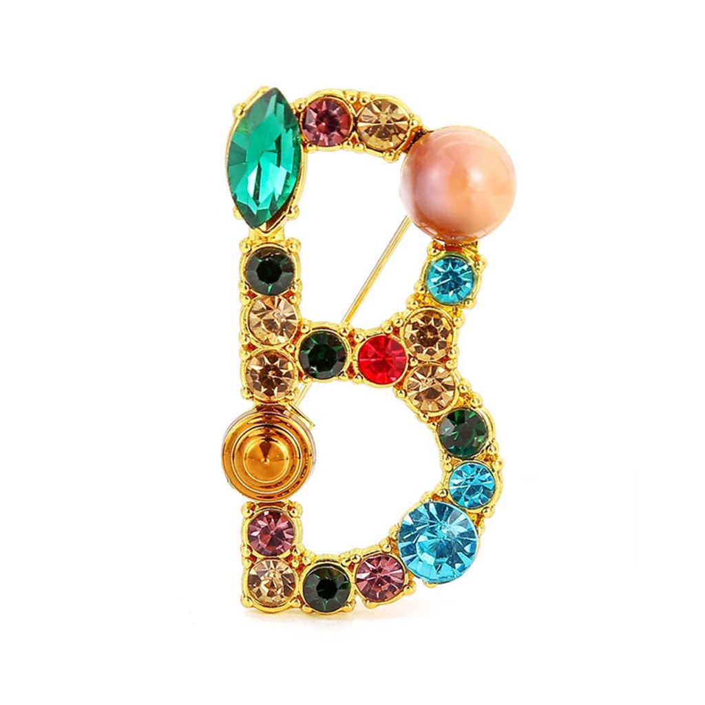Bros Pin Desain Huruf Warna-Warni Untuk Banquet