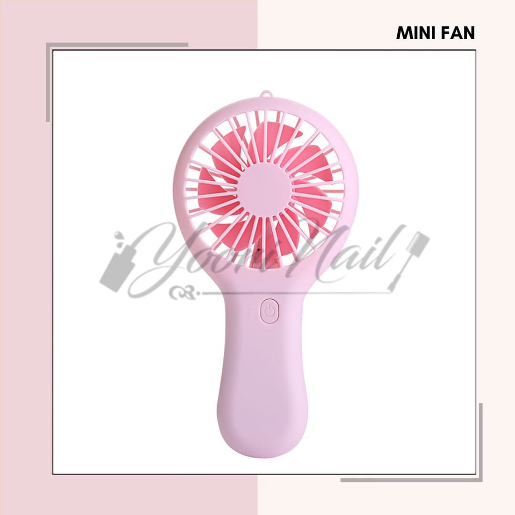 Mini Fan Portable USBWith Holder HP Kipas Angin Kecil Rechargeable