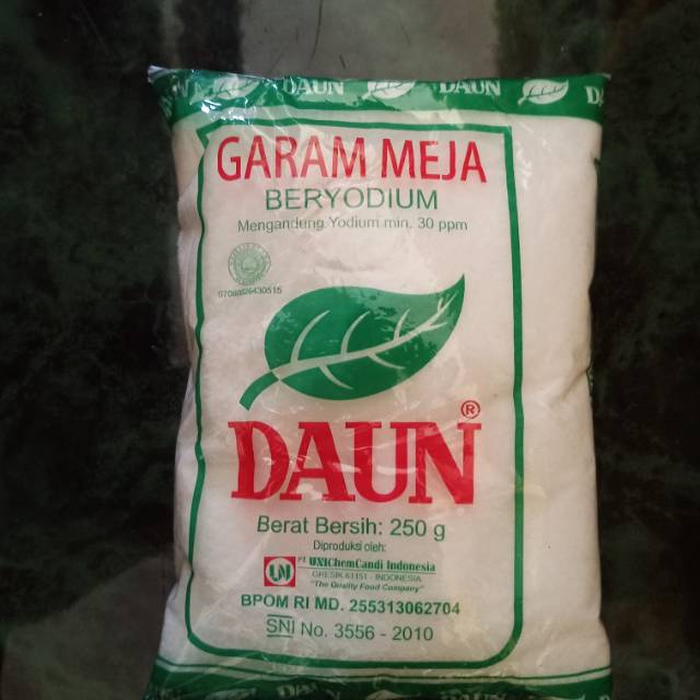 Garam 250g garam halus garam beryodium garam berkualitas