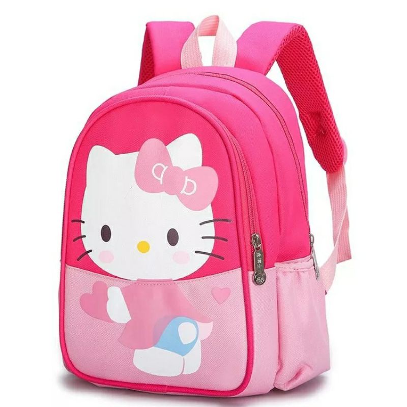 Rairaka.id / Hello Kitty - Tas Anak Perempuan Tas Ransel Anak Sekolah sd tk Perempuan New Baru Tas Anak terlaris