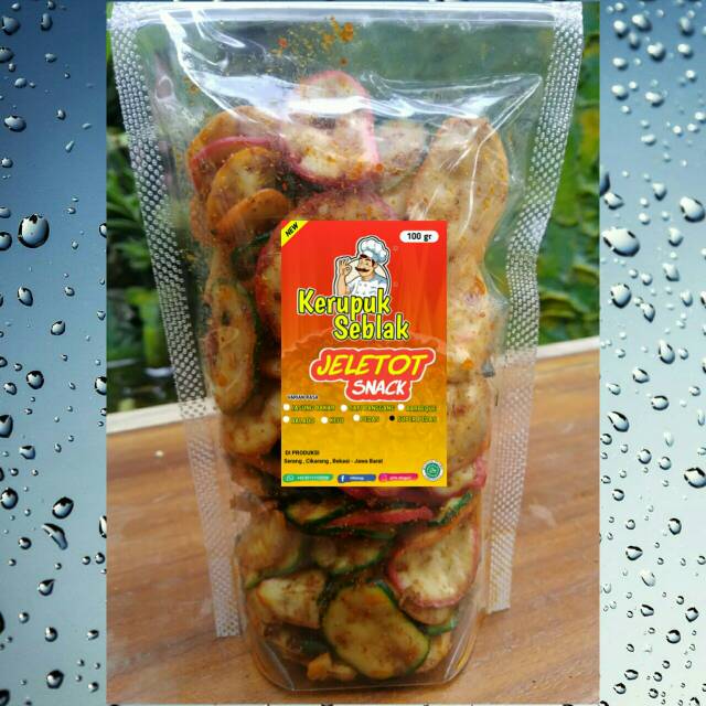 

KERUPUK SEBLAK / KERUPUK BANTET / KERUPUK PEDAS 100 gr