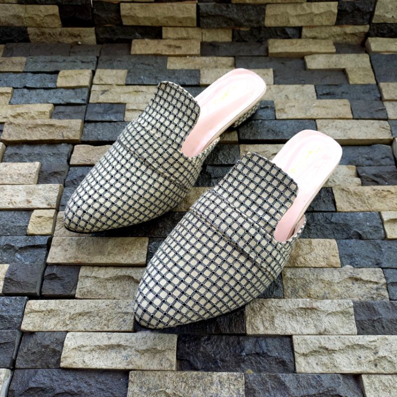 Mules Murano Larasati Motif Spesial Sepatu Big Size Jumbo 41-46