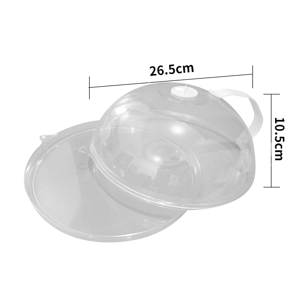 1pc Heat Resistant Anti-Splash Plastic Special Food Cover For Microwave