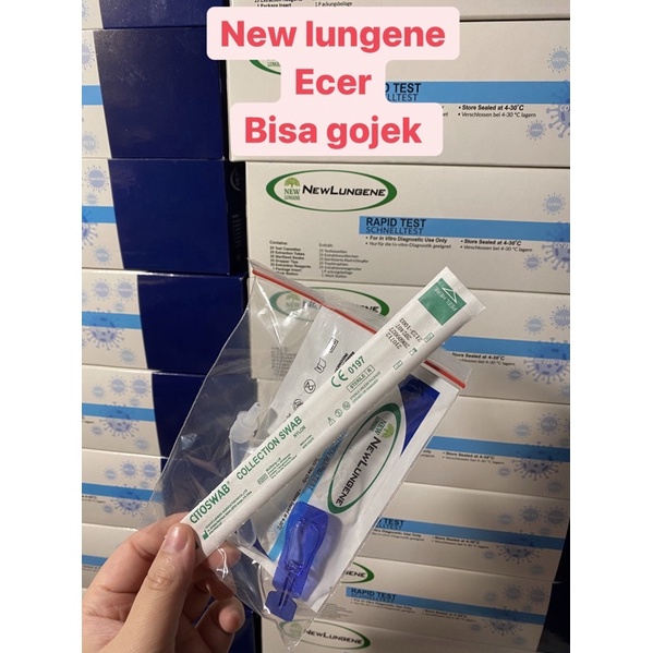 Antigen Swab New Lungene Alat Rapid Metode Hidung Test Ecer