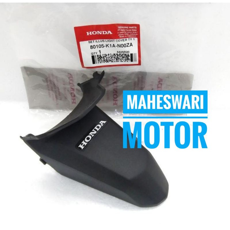 Cover Tutup Spakbor Belakang Lampu Senja Plat Nopol Beat New Led 2020 AHM.