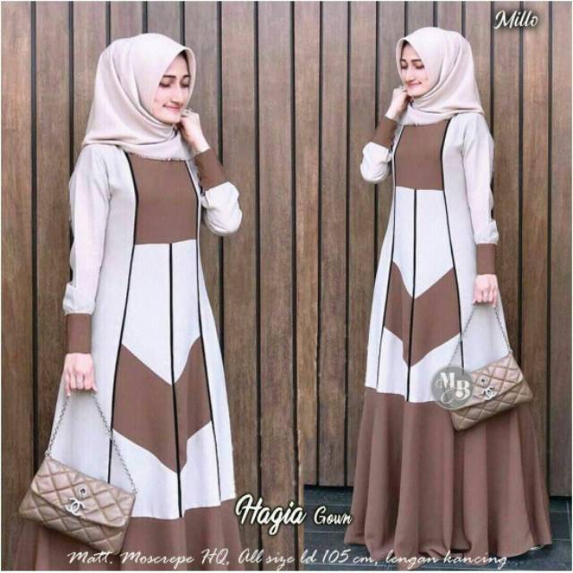 GAMIS SYAR'I GAMIS HAGIA GAMIS MURAH GAMIS MUSLIMAH