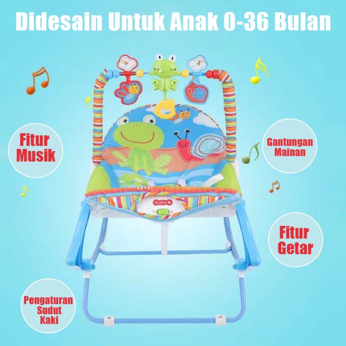 Rocker Bayi / Baby Bouncer / Bouncer Baby / Bouncer / Kursi Goyang Bayi / Kursi Goyang Anak / Toddler kursi bayi Kursi goyang getaran bayi