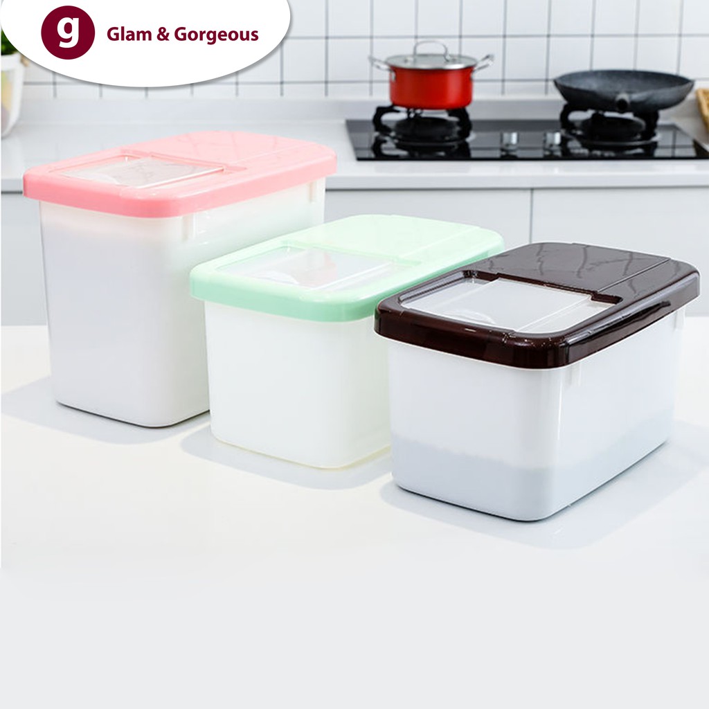 Tempat Beras Penyimpanan Makanan Rice Storage Box BB001