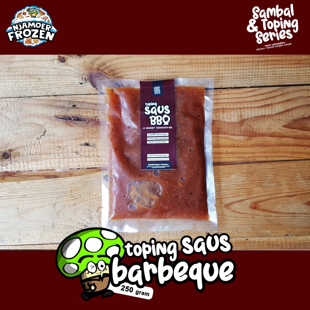 

toping saus barbeque homemade (BBQ) ( 250 gram )