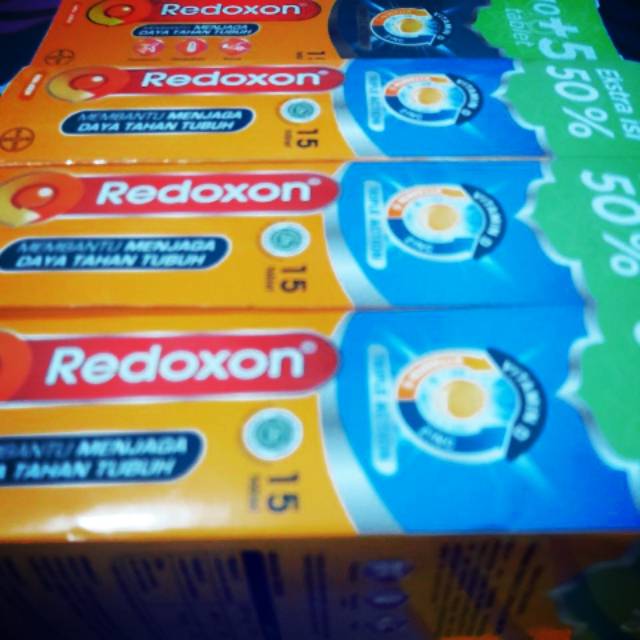 Redoxon 15 Tablet, multivitamin extra isi 50%