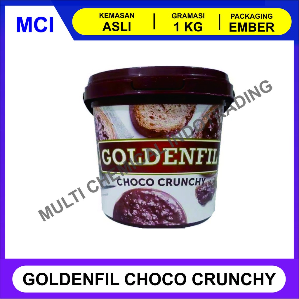 

GOLDENFIL SELAI CHOCO CRUNCHY 1 KG